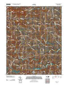 Central North Carolina Historical topographic map, 1:24000 scale, 7.5 X 7.5 Minute, Year 2010