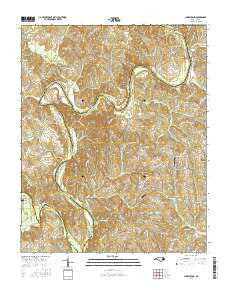 Churchland North Carolina Current topographic map, 1:24000 scale, 7.5 X 7.5 Minute, Year 2016
