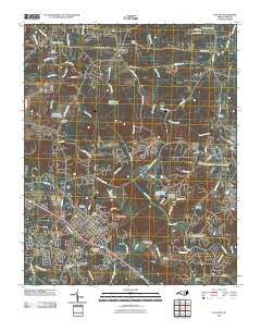 Clayton North Carolina Historical topographic map, 1:24000 scale, 7.5 X 7.5 Minute, Year 2010
