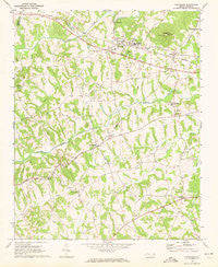 Cleveland North Carolina Historical topographic map, 1:24000 scale, 7.5 X 7.5 Minute, Year 1970