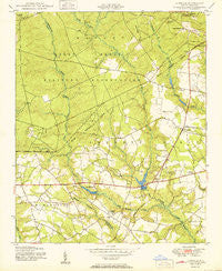Clifdale North Carolina Historical topographic map, 1:24000 scale, 7.5 X 7.5 Minute, Year 1950