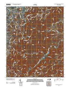 Cliffield Mountain North Carolina Historical topographic map, 1:24000 scale, 7.5 X 7.5 Minute, Year 2010