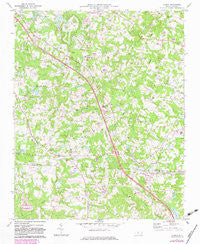 Climax North Carolina Historical topographic map, 1:24000 scale, 7.5 X 7.5 Minute, Year 1970