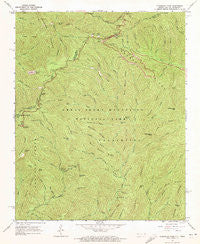 Clingmans Dome North Carolina Historical topographic map, 1:24000 scale, 7.5 X 7.5 Minute, Year 1964
