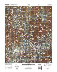 Clyde North Carolina Historical topographic map, 1:24000 scale, 7.5 X 7.5 Minute, Year 2011