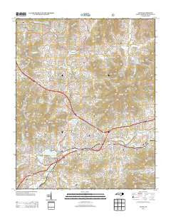 Clyde North Carolina Historical topographic map, 1:24000 scale, 7.5 X 7.5 Minute, Year 2013