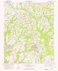 Coats North Carolina Historical topographic map, 1:24000 scale, 7.5 X 7.5 Minute, Year 1973