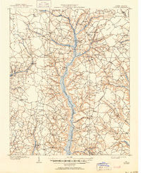 Coharie North Carolina Historical topographic map, 1:62500 scale, 15 X 15 Minute, Year 1909