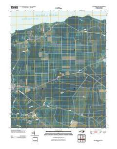 Columbia East North Carolina Historical topographic map, 1:24000 scale, 7.5 X 7.5 Minute, Year 2010