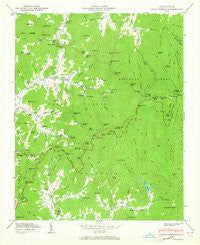 Craggy Pinnacle North Carolina Historical topographic map, 1:24000 scale, 7.5 X 7.5 Minute, Year 1947