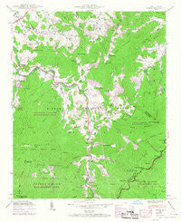 Cruso North Carolina Historical topographic map, 1:24000 scale, 7.5 X 7.5 Minute, Year 1941