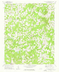 Crutchfield Crossroads North Carolina Historical topographic map, 1:24000 scale, 7.5 X 7.5 Minute, Year 1974