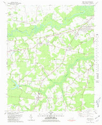Deep Run North Carolina Historical topographic map, 1:24000 scale, 7.5 X 7.5 Minute, Year 1980