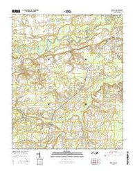 Deep Run North Carolina Current topographic map, 1:24000 scale, 7.5 X 7.5 Minute, Year 2016
