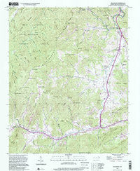 Dellwood North Carolina Historical topographic map, 1:24000 scale, 7.5 X 7.5 Minute, Year 1997