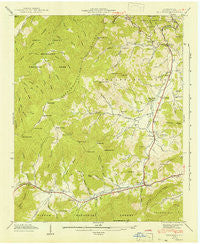 Dellwood North Carolina Historical topographic map, 1:24000 scale, 7.5 X 7.5 Minute, Year 1941