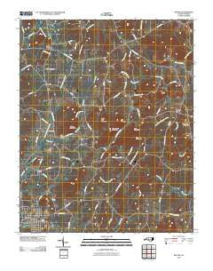 Denton North Carolina Historical topographic map, 1:24000 scale, 7.5 X 7.5 Minute, Year 2010