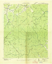 Dunsmore Mountain North Carolina Historical topographic map, 1:24000 scale, 7.5 X 7.5 Minute, Year 1936