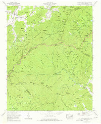 Dunsmore Mountain North Carolina Historical topographic map, 1:24000 scale, 7.5 X 7.5 Minute, Year 1967