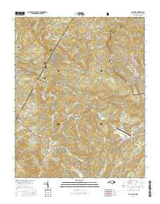 Elk Park North Carolina Current topographic map, 1:24000 scale, 7.5 X 7.5 Minute, Year 2016
