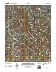 Elkin North North Carolina Historical topographic map, 1:24000 scale, 7.5 X 7.5 Minute, Year 2010