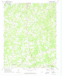 Ellisboro North Carolina Historical topographic map, 1:24000 scale, 7.5 X 7.5 Minute, Year 1971