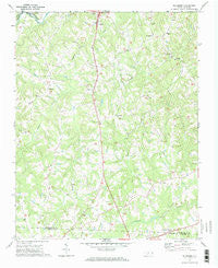 Ellisboro North Carolina Historical topographic map, 1:24000 scale, 7.5 X 7.5 Minute, Year 1971