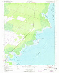Engelhard East North Carolina Historical topographic map, 1:24000 scale, 7.5 X 7.5 Minute, Year 1951