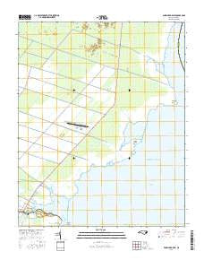 Engelhard East North Carolina Current topographic map, 1:24000 scale, 7.5 X 7.5 Minute, Year 2016
