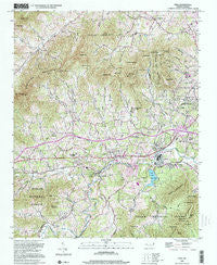 Enka North Carolina Historical topographic map, 1:24000 scale, 7.5 X 7.5 Minute, Year 1998