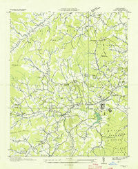 Enka North Carolina Historical topographic map, 1:24000 scale, 7.5 X 7.5 Minute, Year 1936