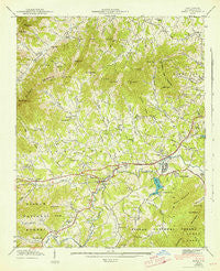 Enka North Carolina Historical topographic map, 1:24000 scale, 7.5 X 7.5 Minute, Year 1942