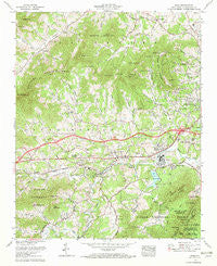 Enka North Carolina Historical topographic map, 1:24000 scale, 7.5 X 7.5 Minute, Year 1961