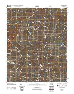 Erect North Carolina Historical topographic map, 1:24000 scale, 7.5 X 7.5 Minute, Year 2011