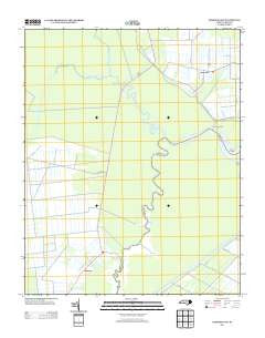Fairfield NW North Carolina Historical topographic map, 1:24000 scale, 7.5 X 7.5 Minute, Year 2013