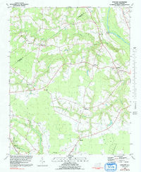 Falkland North Carolina Historical topographic map, 1:24000 scale, 7.5 X 7.5 Minute, Year 1980