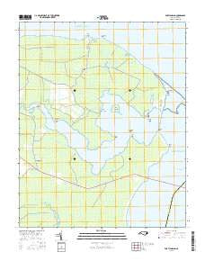 Fort Landing North Carolina Current topographic map, 1:24000 scale, 7.5 X 7.5 Minute, Year 2016