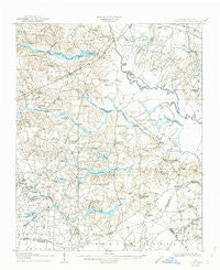 Four Oaks North Carolina Historical topographic map, 1:62500 scale, 15 X 15 Minute, Year 1908