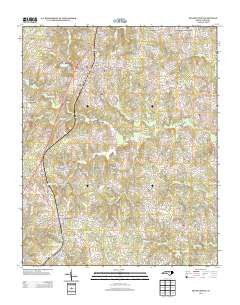 Franklinton North Carolina Historical topographic map, 1:24000 scale, 7.5 X 7.5 Minute, Year 2013