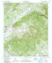 Fruitland North Carolina Historical topographic map, 1:24000 scale, 7.5 X 7.5 Minute, Year 1965