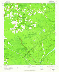 Funston North Carolina Historical topographic map, 1:24000 scale, 7.5 X 7.5 Minute, Year 1943