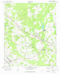 Gibson North Carolina Historical topographic map, 1:24000 scale, 7.5 X 7.5 Minute, Year 1949