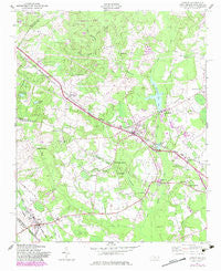 Gibson North Carolina Historical topographic map, 1:24000 scale, 7.5 X 7.5 Minute, Year 1949