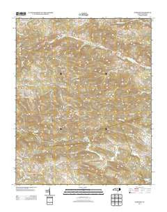 Gilreath North Carolina Historical topographic map, 1:24000 scale, 7.5 X 7.5 Minute, Year 2013