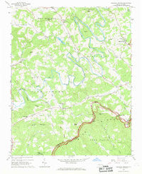 Glendale Springs North Carolina Historical topographic map, 1:24000 scale, 7.5 X 7.5 Minute, Year 1967