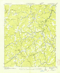 Glenville North Carolina Historical topographic map, 1:24000 scale, 7.5 X 7.5 Minute, Year 1935