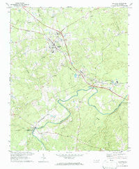 Goldston North Carolina Historical topographic map, 1:24000 scale, 7.5 X 7.5 Minute, Year 1970