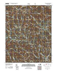 Grassy Creek North Carolina Historical topographic map, 1:24000 scale, 7.5 X 7.5 Minute, Year 2011