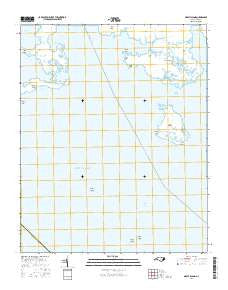 Great Island North Carolina Current topographic map, 1:24000 scale, 7.5 X 7.5 Minute, Year 2016
