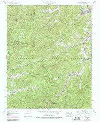 Greens Creek North Carolina Historical topographic map, 1:24000 scale, 7.5 X 7.5 Minute, Year 1940